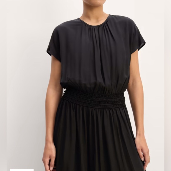 Everlane The Gathered Midi Dress size S - Picture 3 of 7
